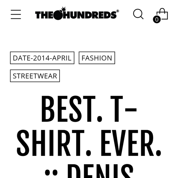 Sold ***The Hundreds Large TEE SHIRT - Picture 6 of 8